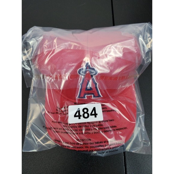 MLB Team Los Angeles Angels OC Sports Baseball Hat Cap Youth Red Logo Adjustable - Picture 14 of 14